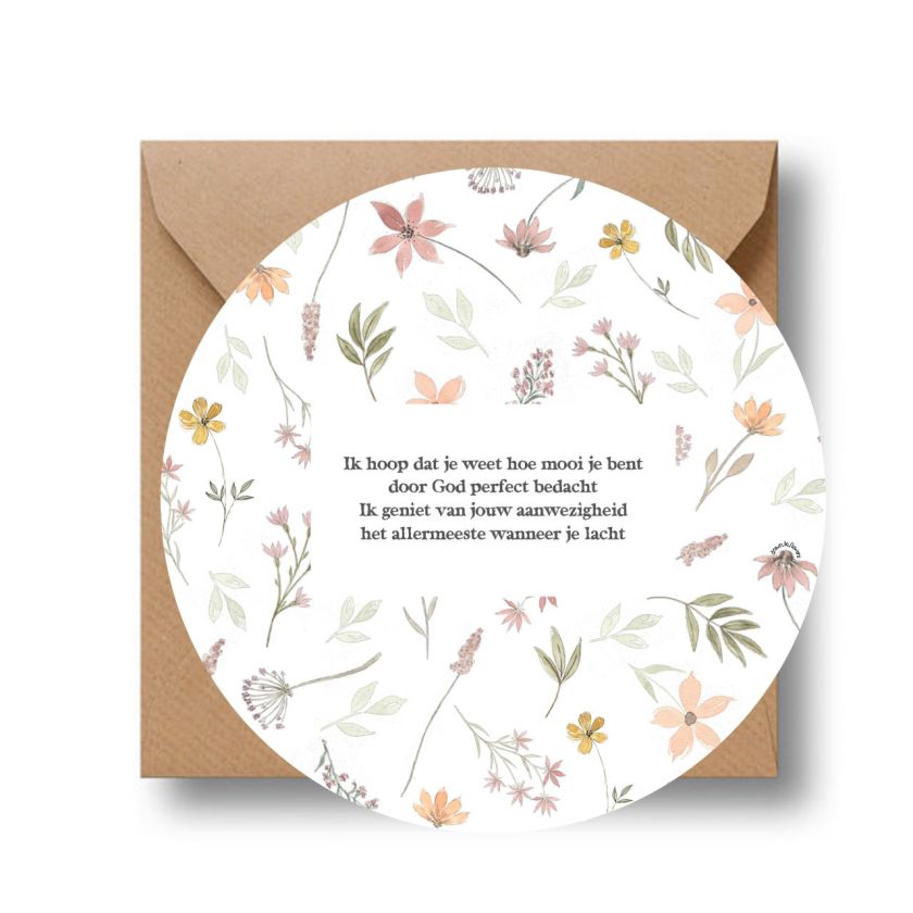 Cirkelcadeau 'Ik hoop dat je weet' - MA39660 -  Moederdag bij MajesticAlly