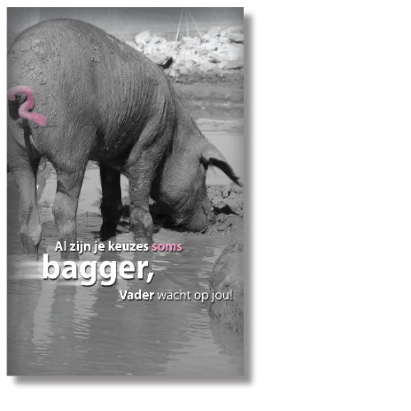 Minikaart 'Al zijn je keuzes soms bagger' - 44689 -  Minikaartjes bij MajesticAlly