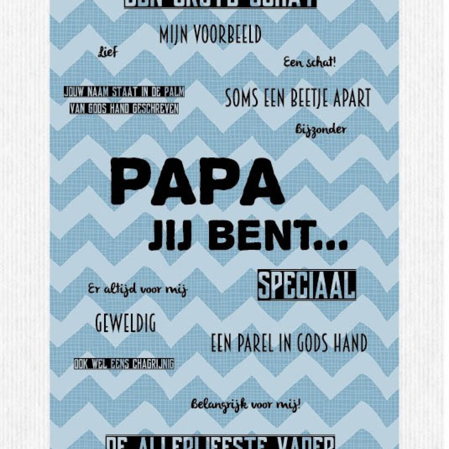 Kaart 'Papa jij bent...' - MA17013 -  Leef!  bij MajesticAlly