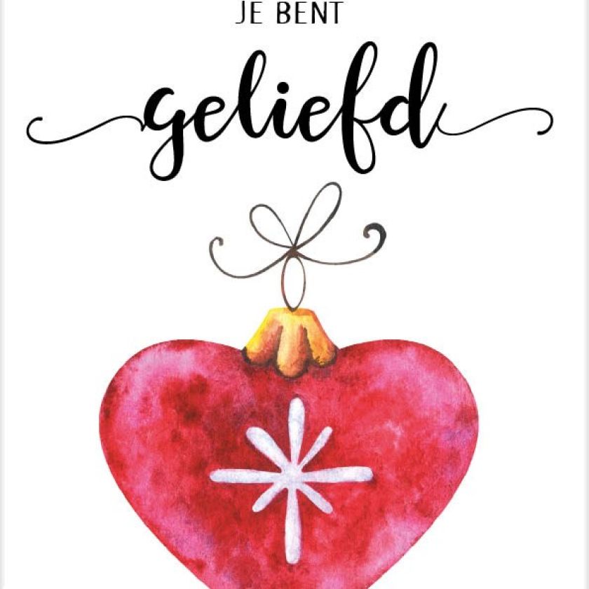 Cadeaubord 'Je bent geliefd' - MA26104 -  Diverse kerstcadeaus bij MajesticAlly