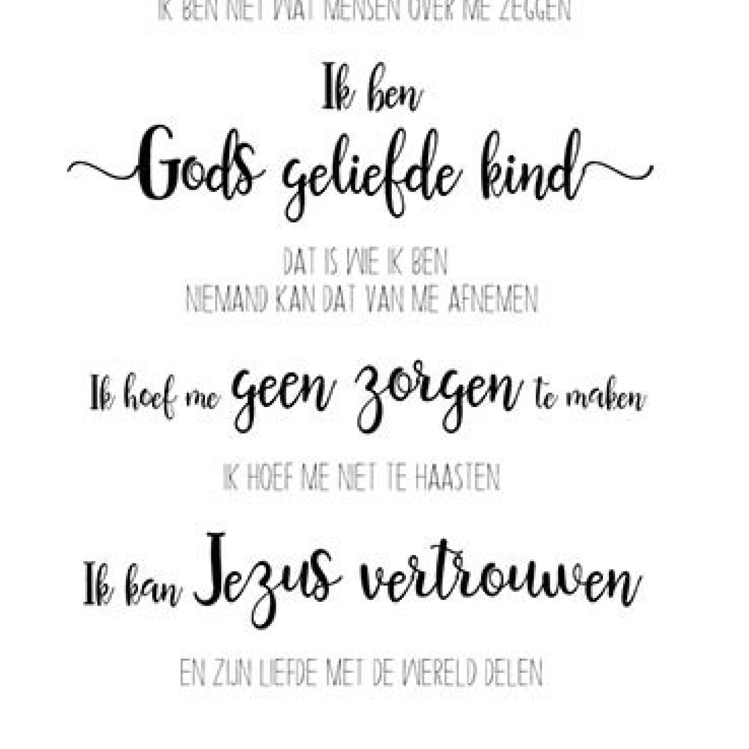 Kaart Gods geliefde kind - MA35015 -  Interieurkaarten bij MajesticAlly