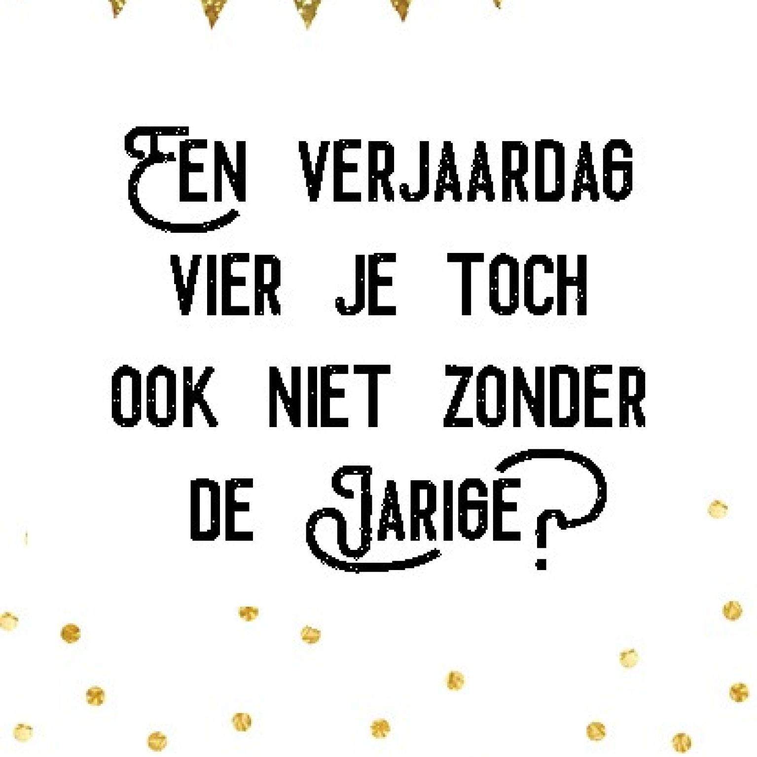 Kerstkaart 'Een verjaardag vier je toch ook niet zonder jarige?' - Visje - MA26006 -  Visje kerstkaarten bij MajesticAlly