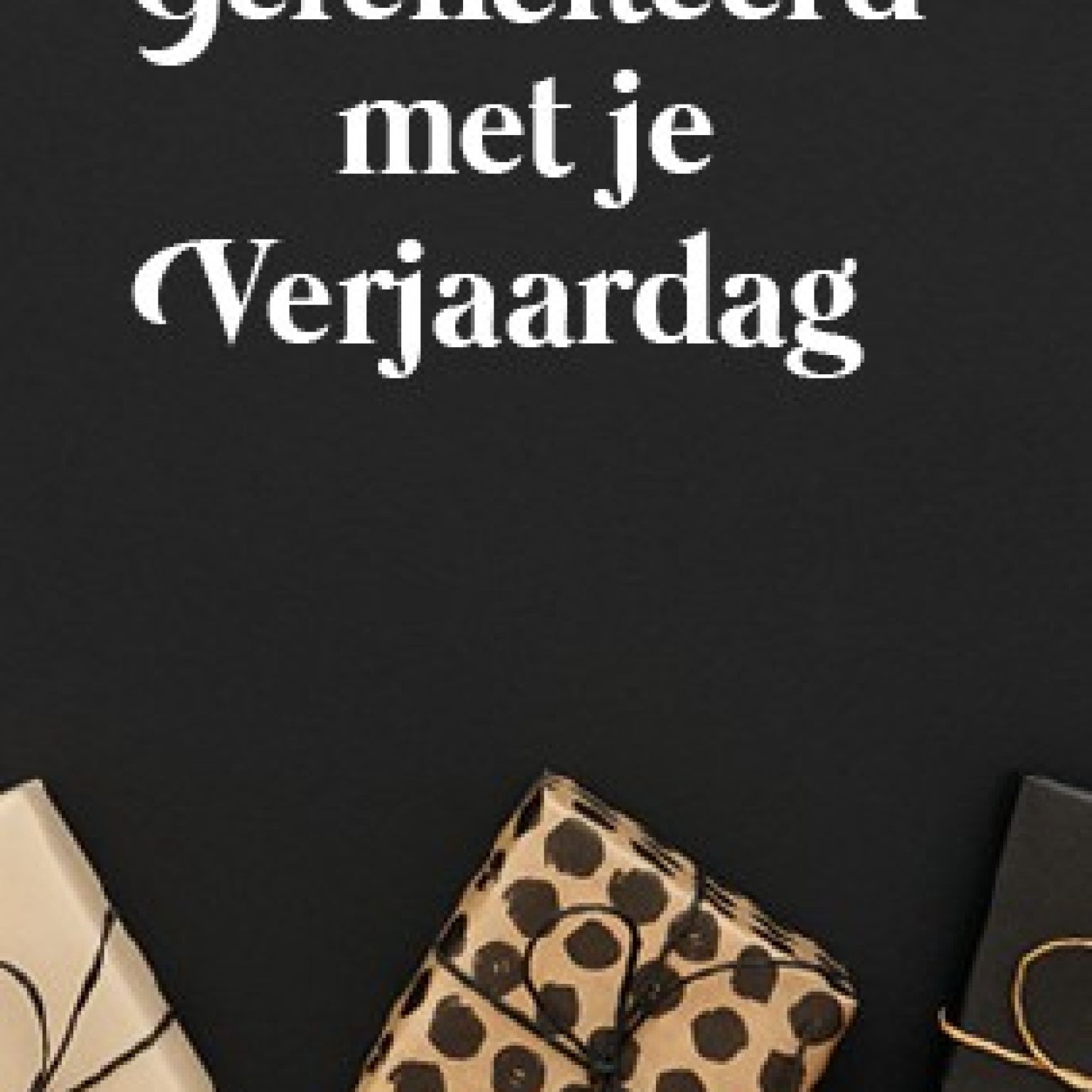 Minikaart 'Gefeliciteerd met je verjaardag' - 552622MK -  Minikaartjes