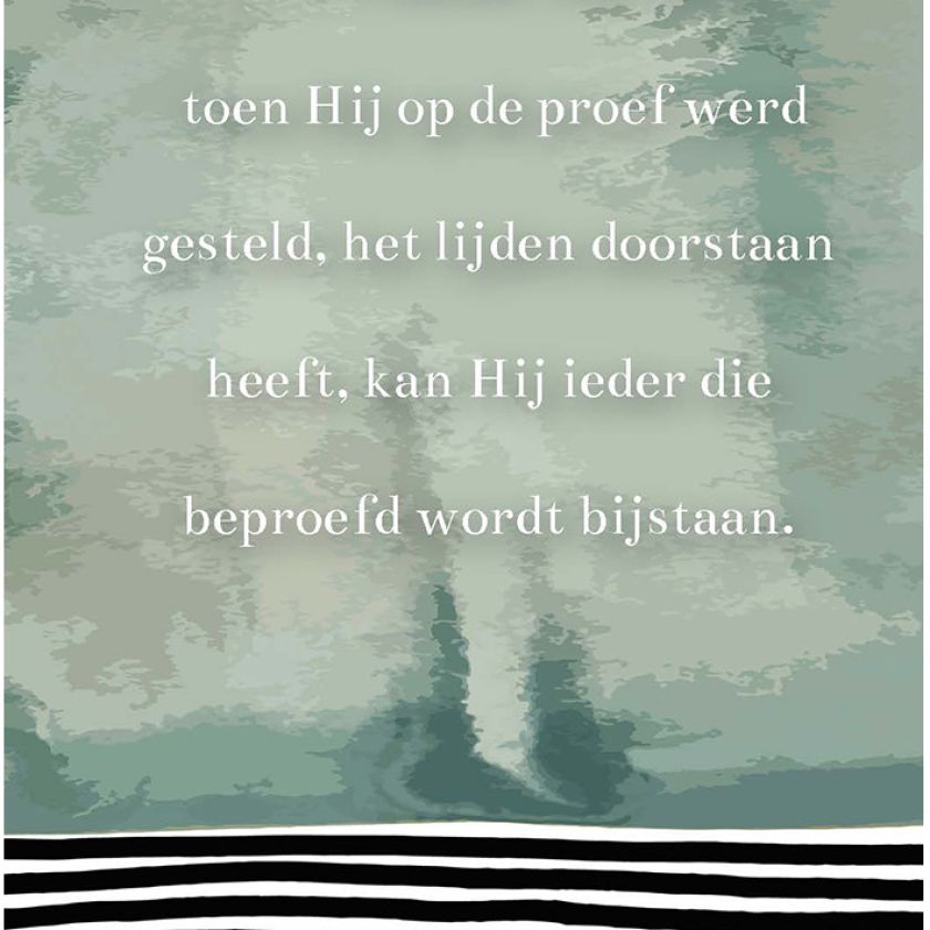 MA55213 Minikaartje 'Hij kan bijstaan'