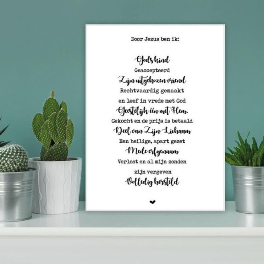 Kaart Ik ben Gods Kind - MA35012 -  Interieurkaarten bij MajesticAlly