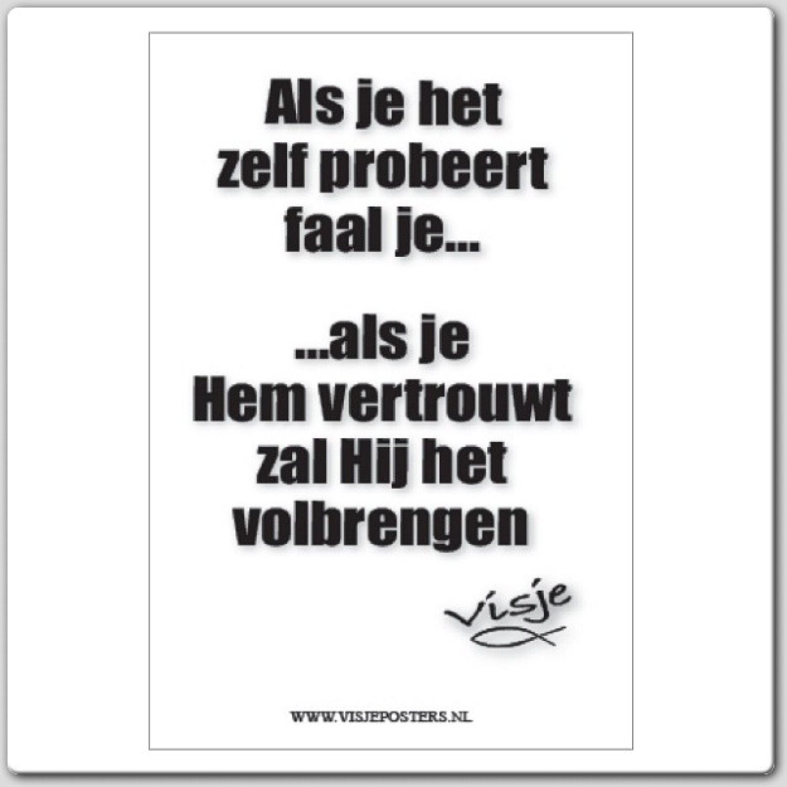 Kaart visje als je het zelf probeert - 44101 -  Visje kaarten bij MajesticAlly