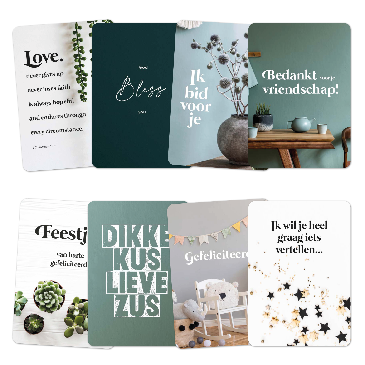 Set minikaartjes 'Serie 2' - 552598MK-S -  Minikaartjes bij MajesticAlly