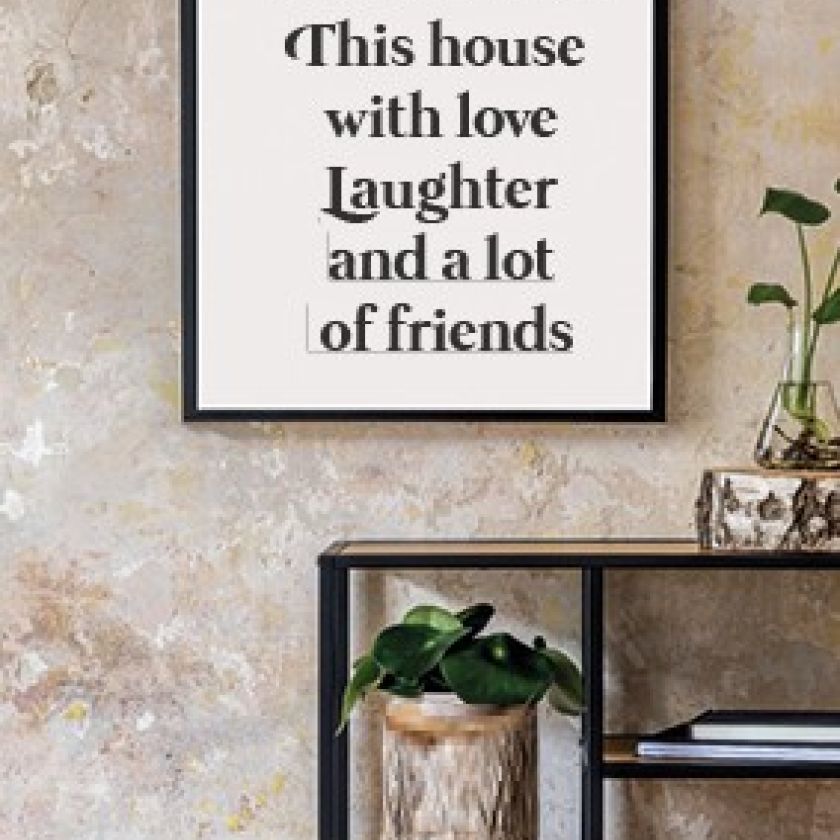 Minikaart 'Bless this house' - 552636MK -  Minikaartjes