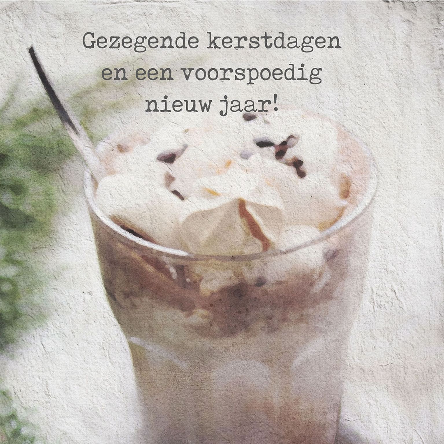 MA41206 - Minikerstkaart 'Chocolademelk'