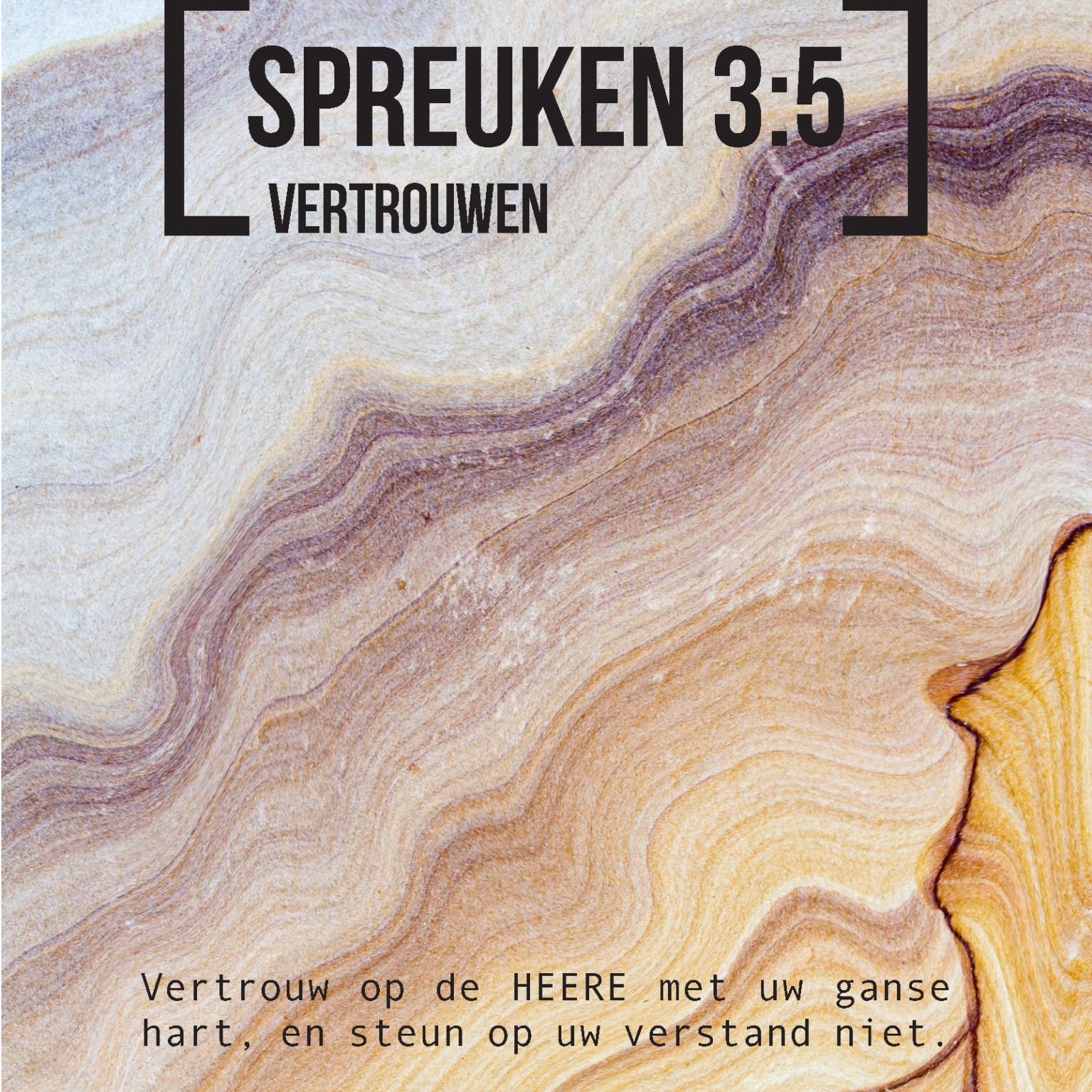 Bijbeltekstkaart 'Spreuken 3:5' SV - MA42115 -  Interieurkaarten bij MajesticAlly