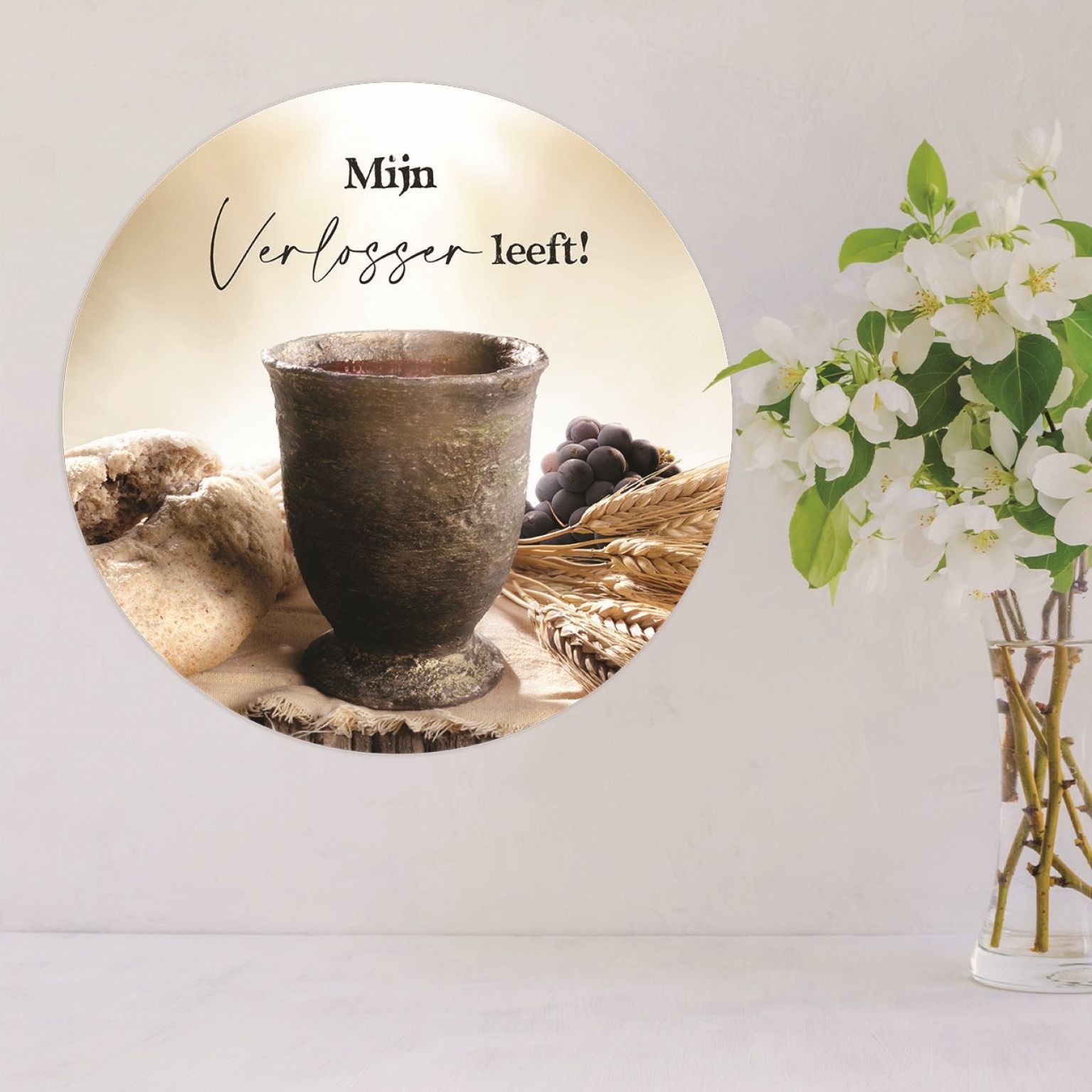 Paascirkel 'Mijn Verlosser leeft!' - MA39904 -  Pasen bij MajesticAlly