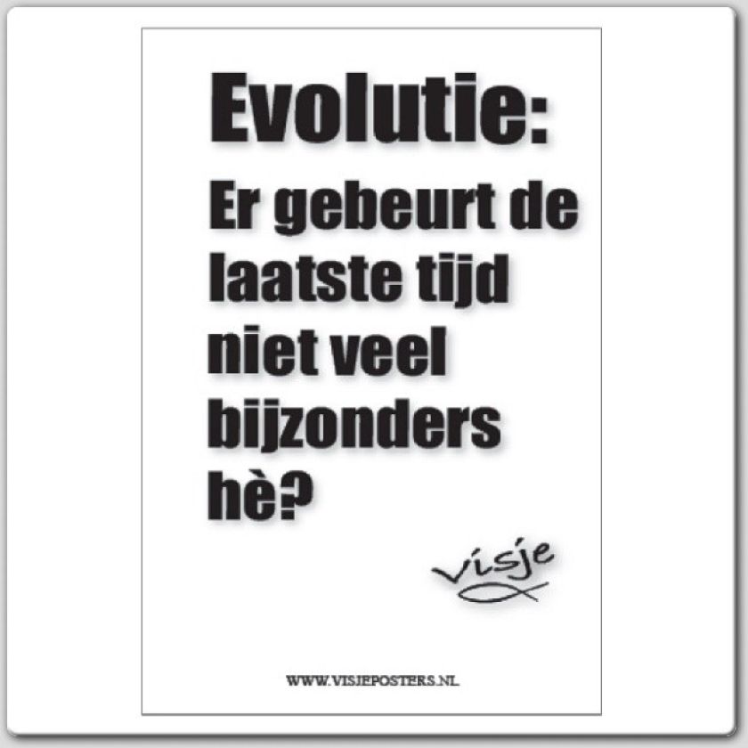 Kaart visje evolutie er gebeurt de - 44073 -  Visje kaarten bij MajesticAlly