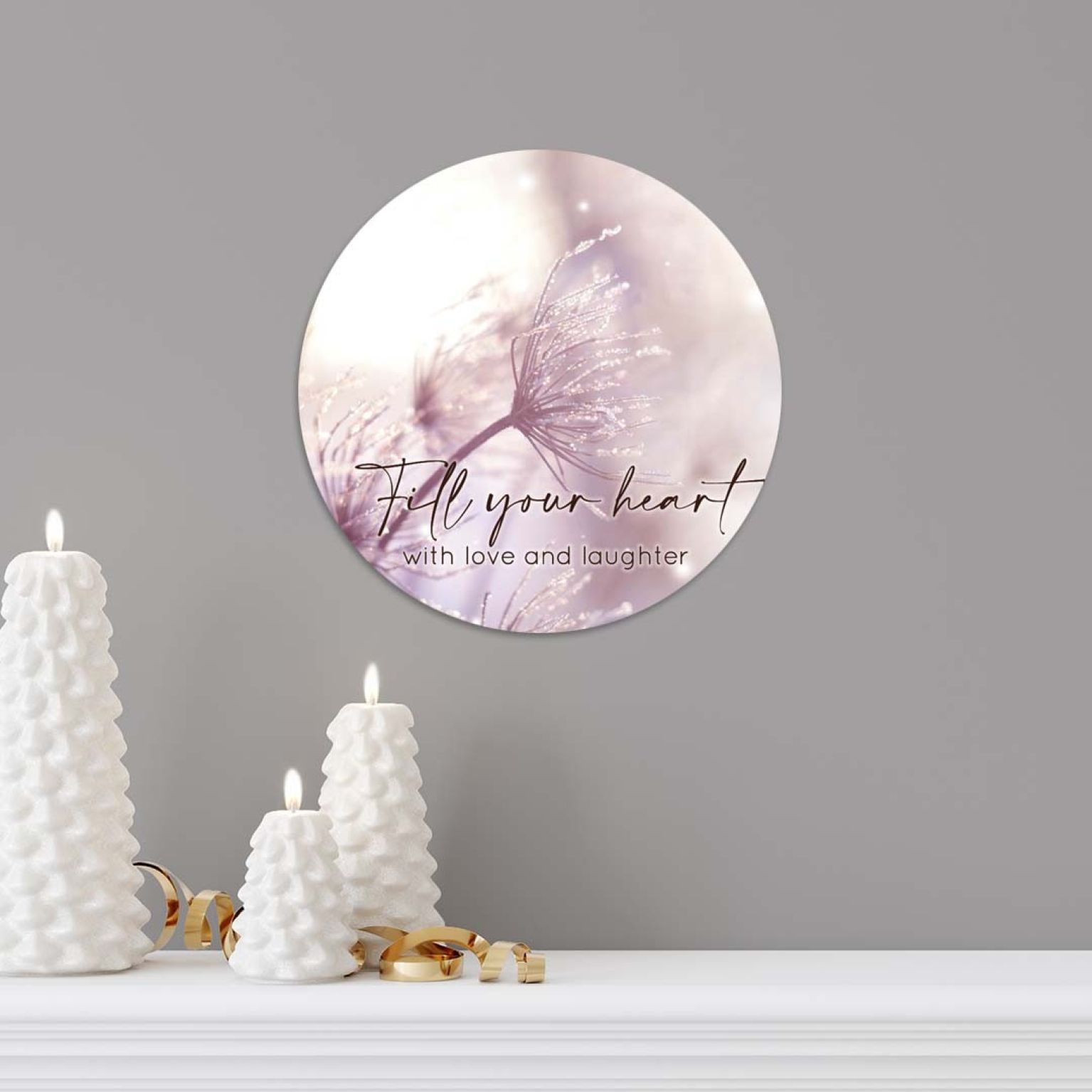 Kerstcirkel 'Fill your heart' - MA39806 -  Diverse kerstcadeaus bij MajesticAlly