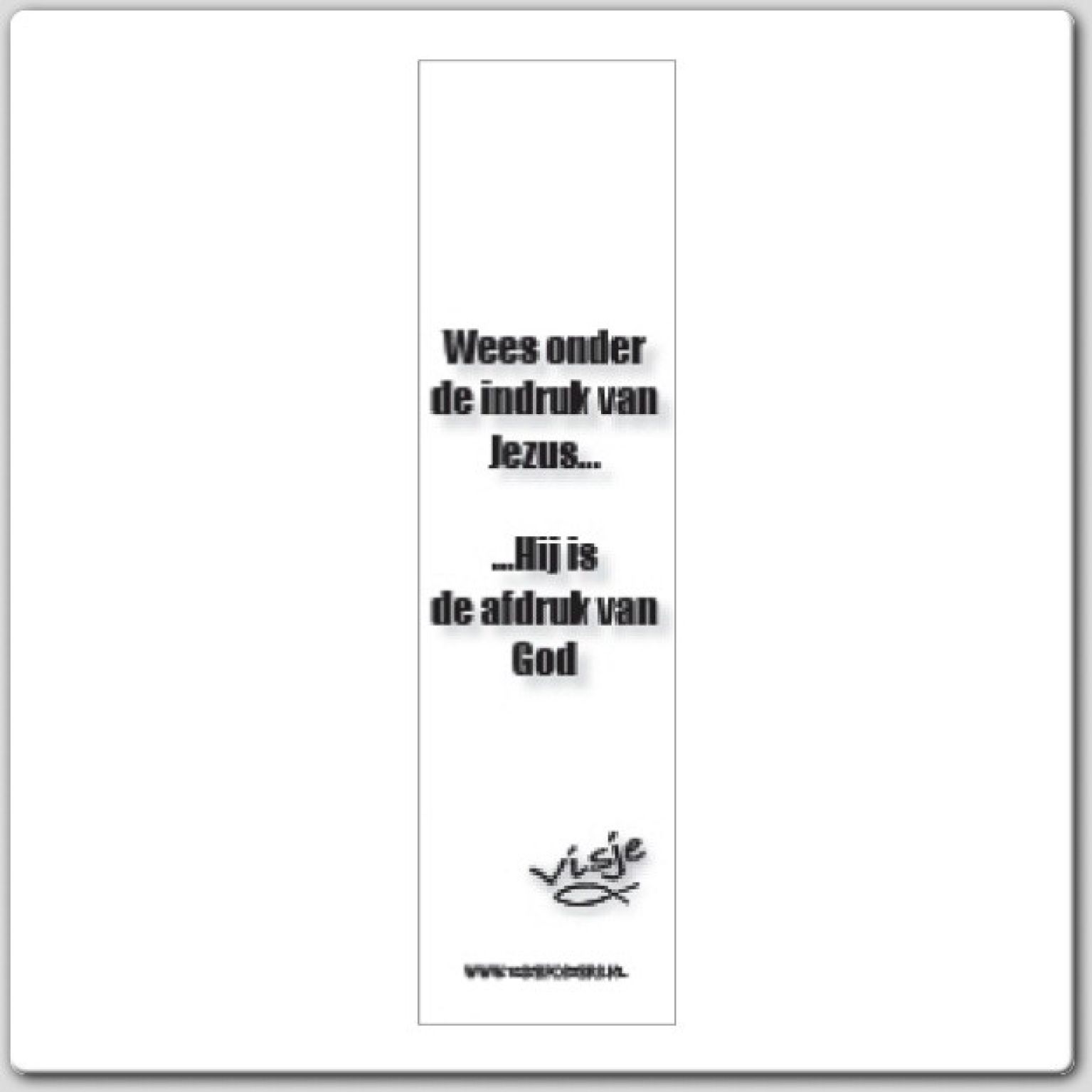 Boekenlegger visje wees onder de indruk - 44844 -  Visje bij MajesticAlly