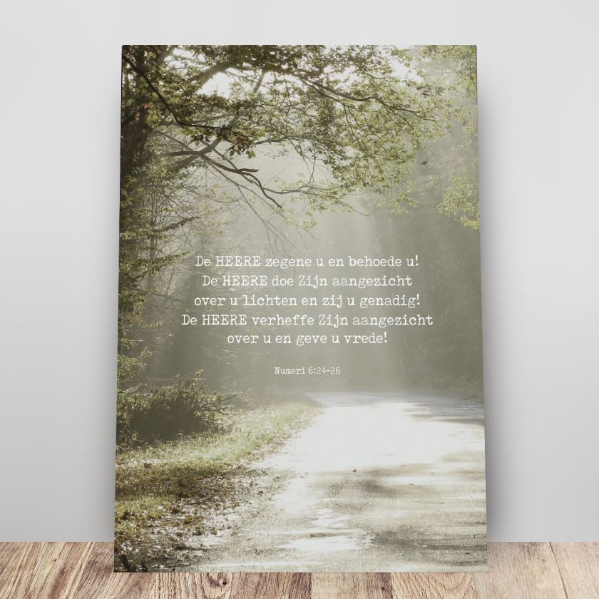 Metal Deco A3 'Zegenbede' - MA11615 -  Metal Deco bij MajesticAlly