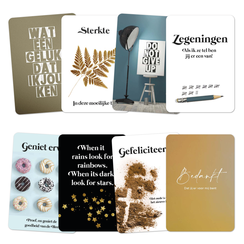 Set minikaartjes 'Serie 3' - 552606MK-S -  Minikaartjes bij MajesticAlly