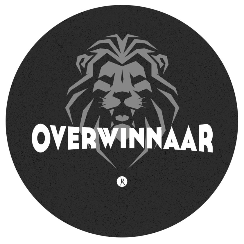 Vilten onderzetter Overwinnaar