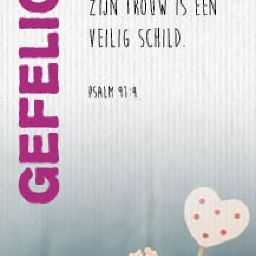 Boekenlegger Gefeliciteerd - MA17212 -  Leef! bij MajesticAlly