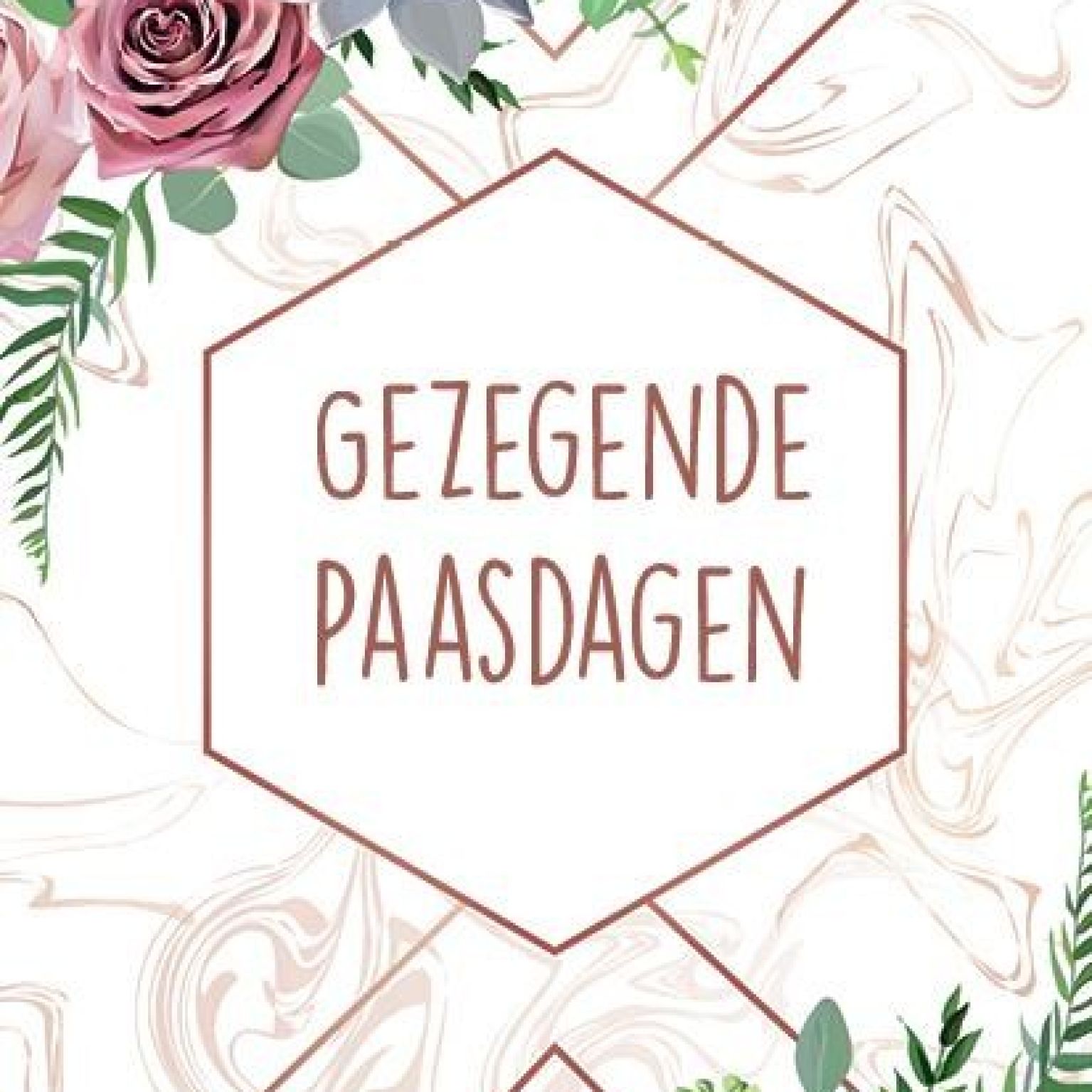 Voordeelkaart 'Gezegende paasdagen - abstract' - MA38033 -  Pasen bij MajesticAlly