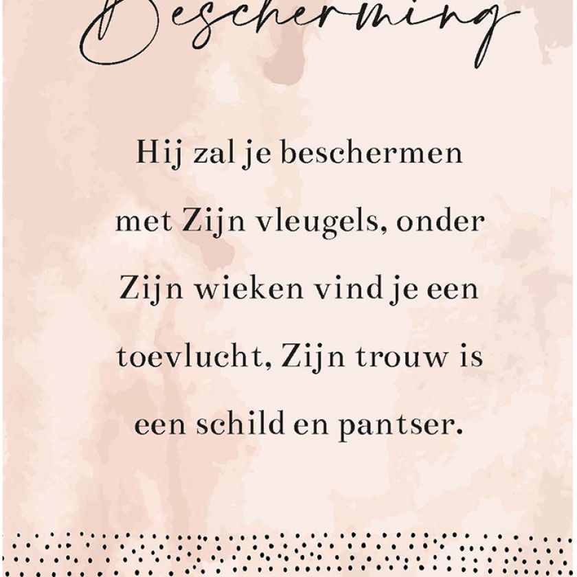MA55209 Minikaartje 'Bescherming'