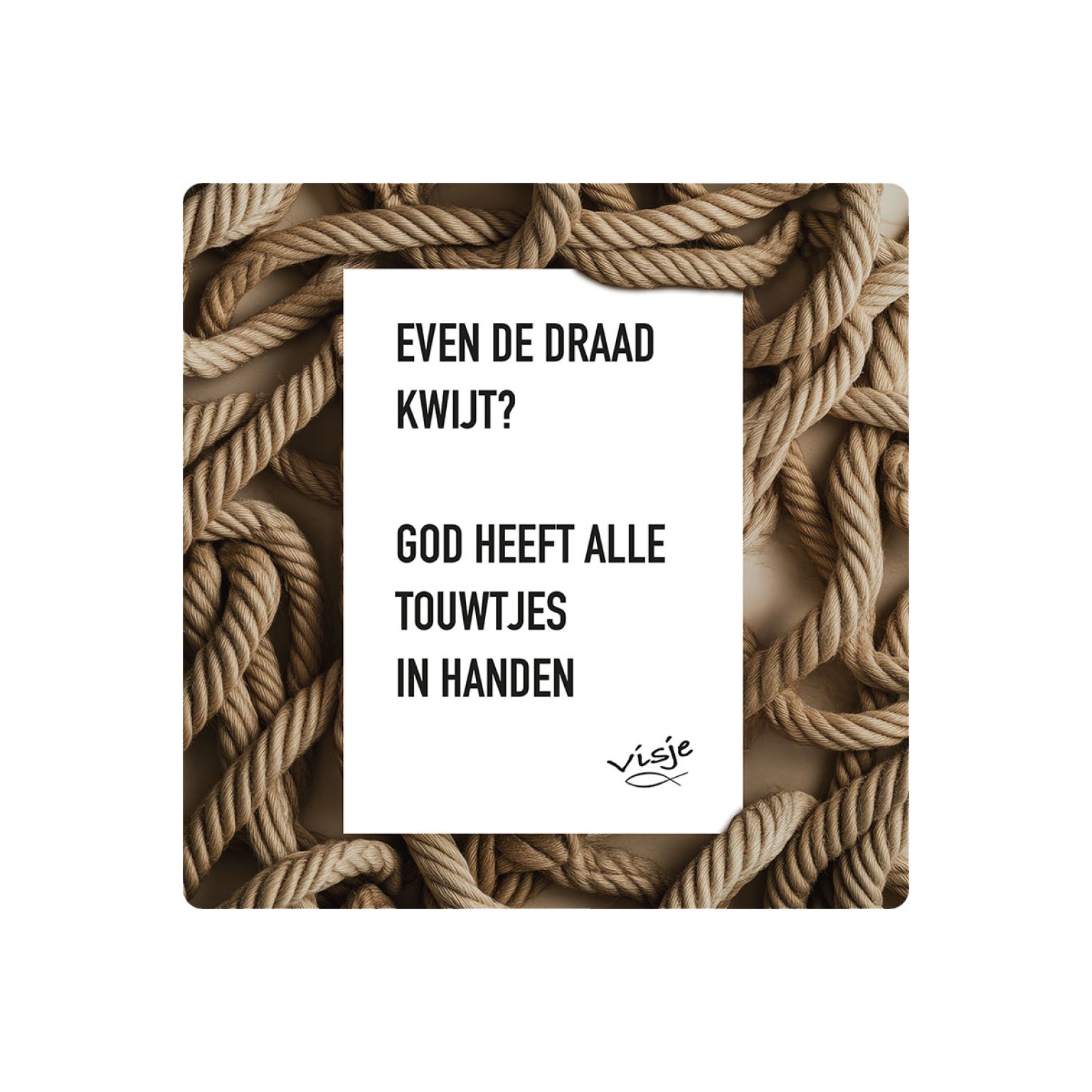 V16001 Visje Cadeaubordjes 15x15 Draad kwijt 22ec666b