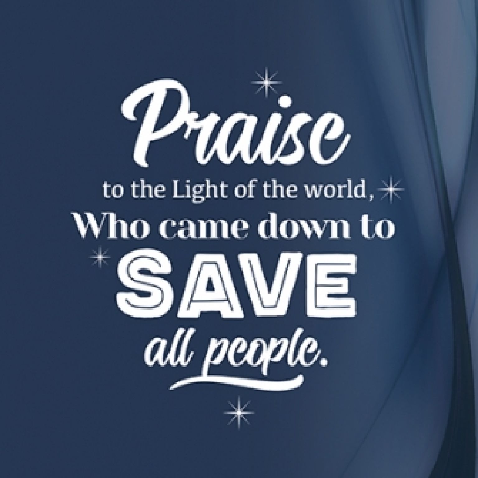 Kerstkaart 'Praise' - 454100 -  Kerst-Morgenster bij MajesticAlly