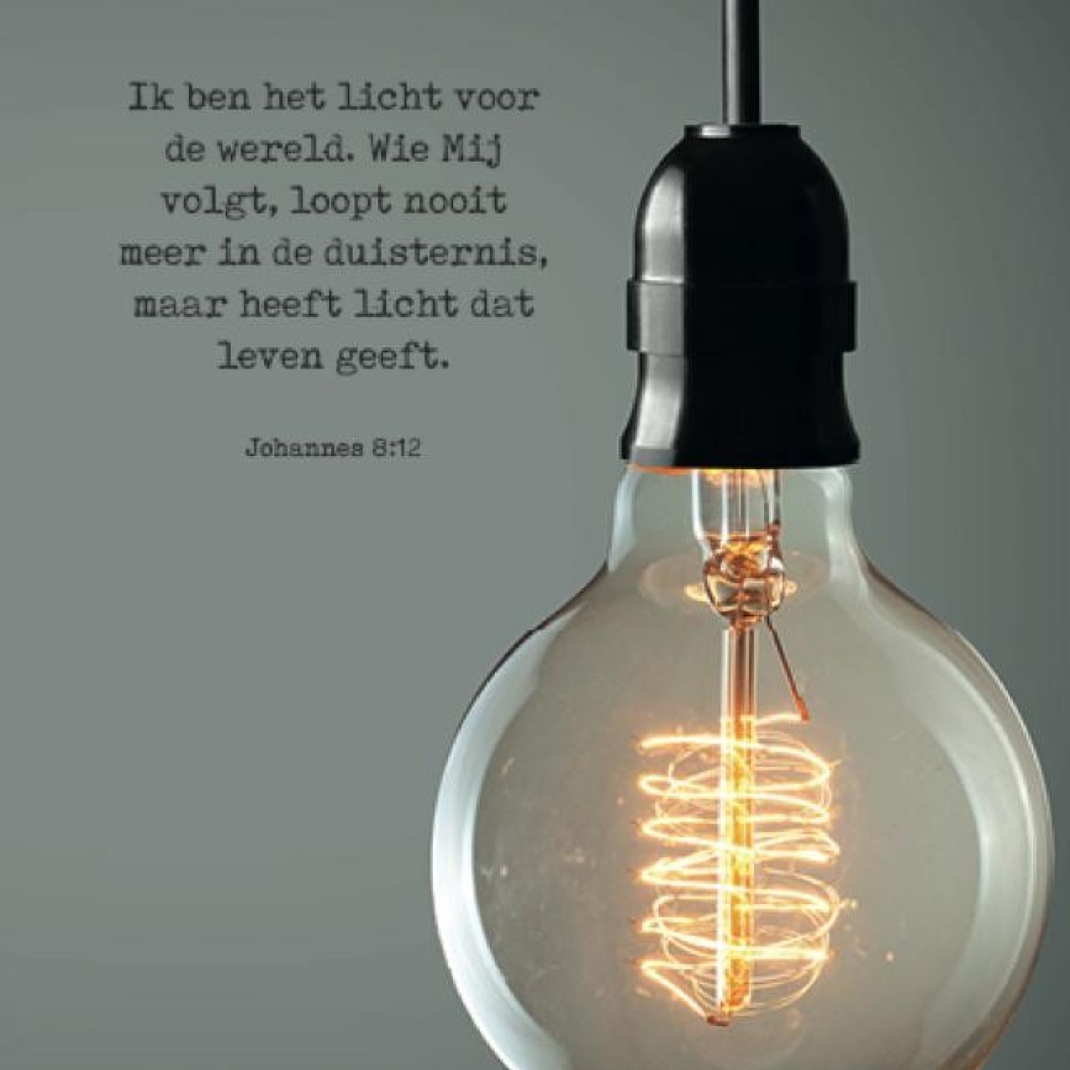 Poster A4 'Ik ben het licht voor de wereld' - MA37117 -  Posters A4 bij MajesticAlly