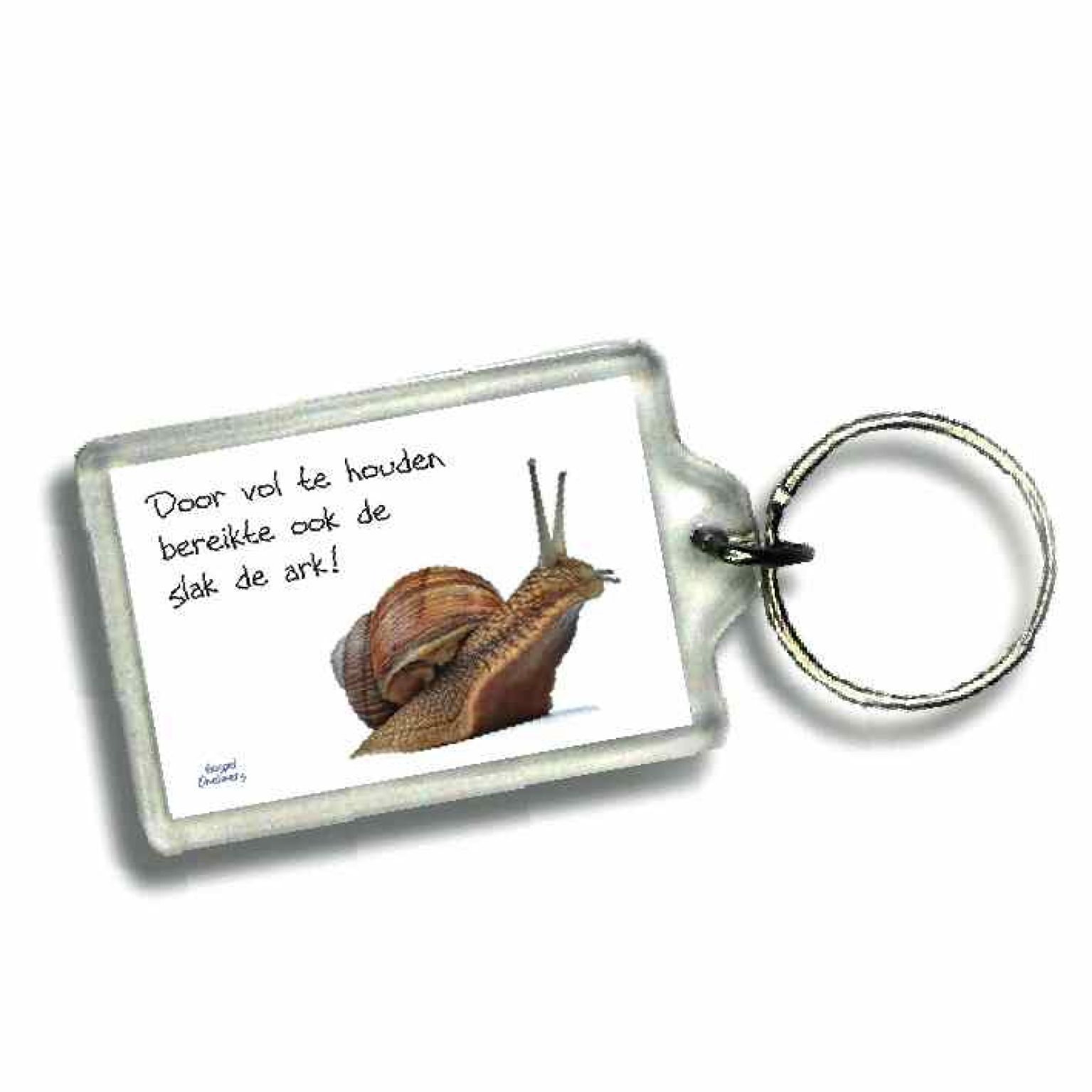 Sleutelhanger door vol te houden - 46634 -  Gospel Oneliner bij MajesticAlly