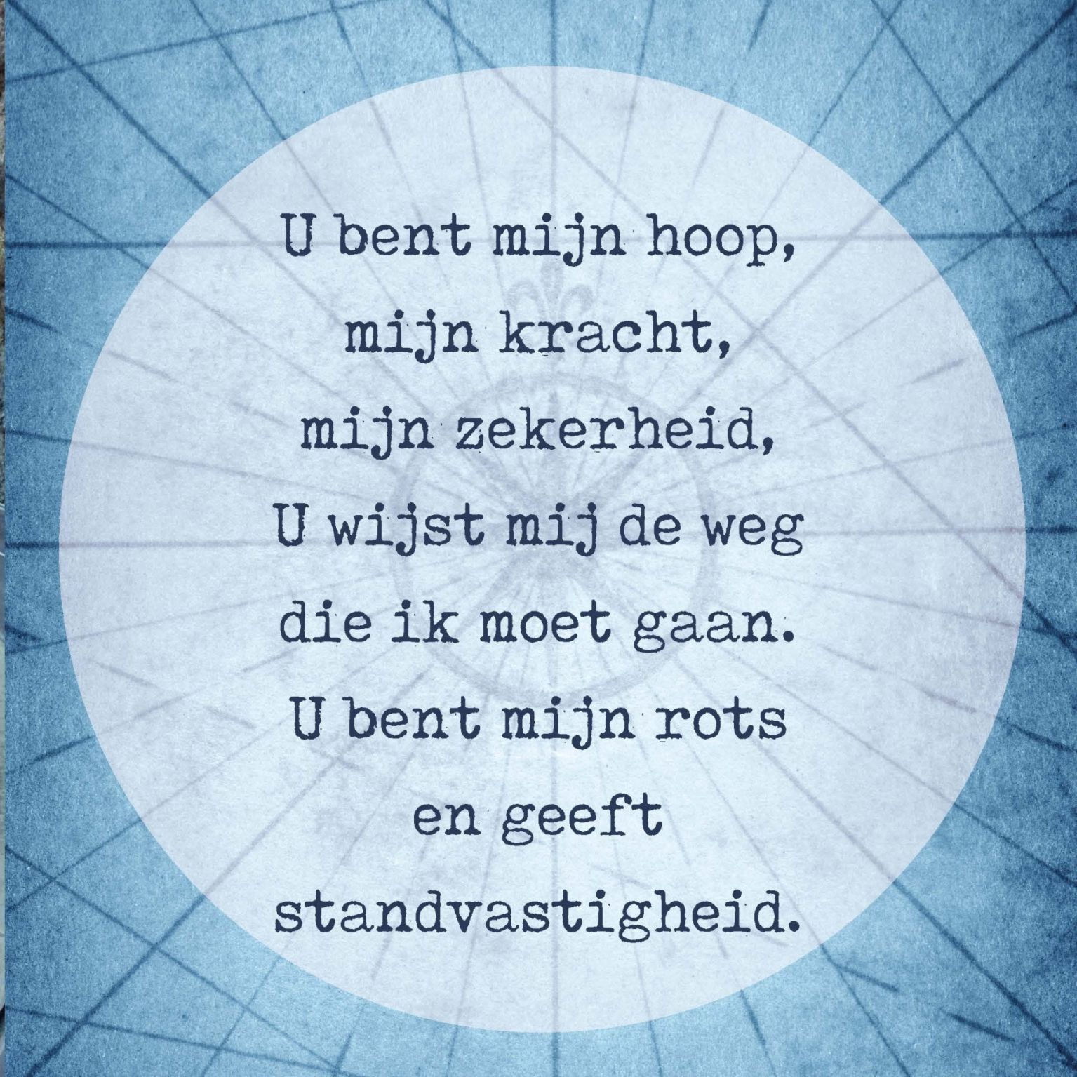 Poster A4  U bent mijn hoop - Opwekking 564 - 552649P -  Posters bij MajesticAlly