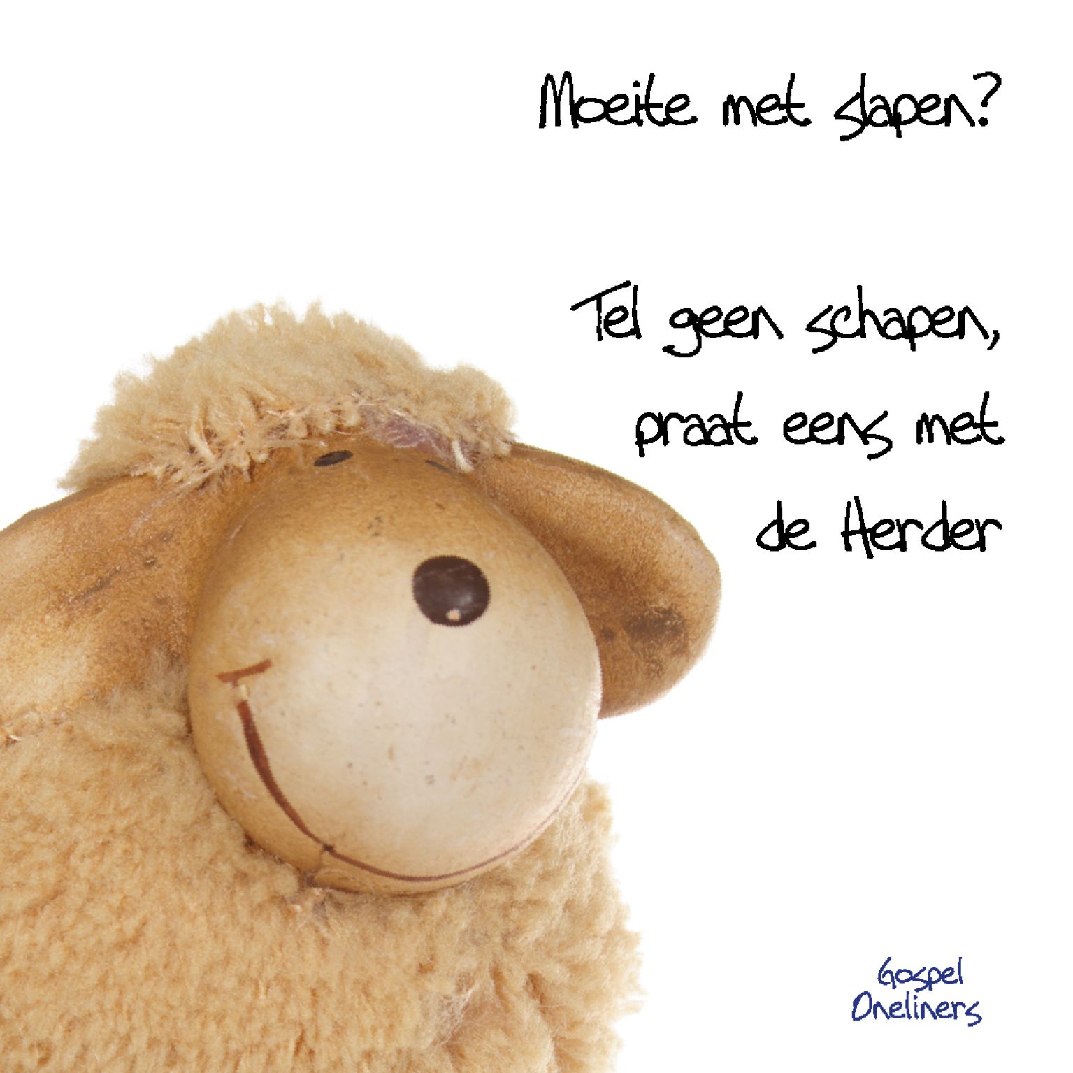 Choice kaartje moeite met slapen - MA10114 -  Minikaartjes - vierkant bij MajesticAlly