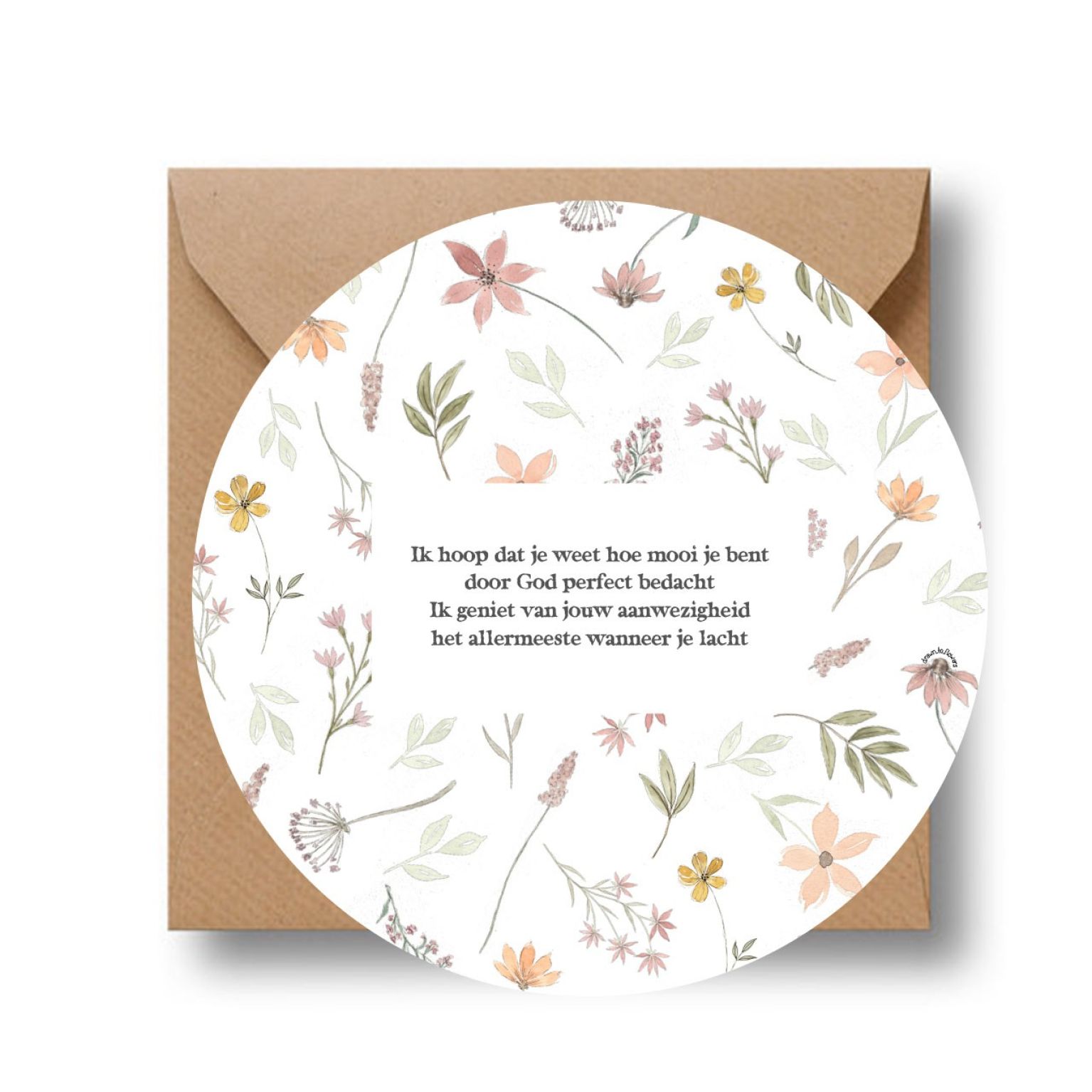 Cirkelcadeau 'Ik hoop dat je weet' - MA39660 -  Moederdag bij MajesticAlly