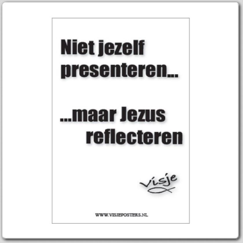 Kaart visje Jezus reflecteren - 44067 -  Visje kaarten bij MajesticAlly