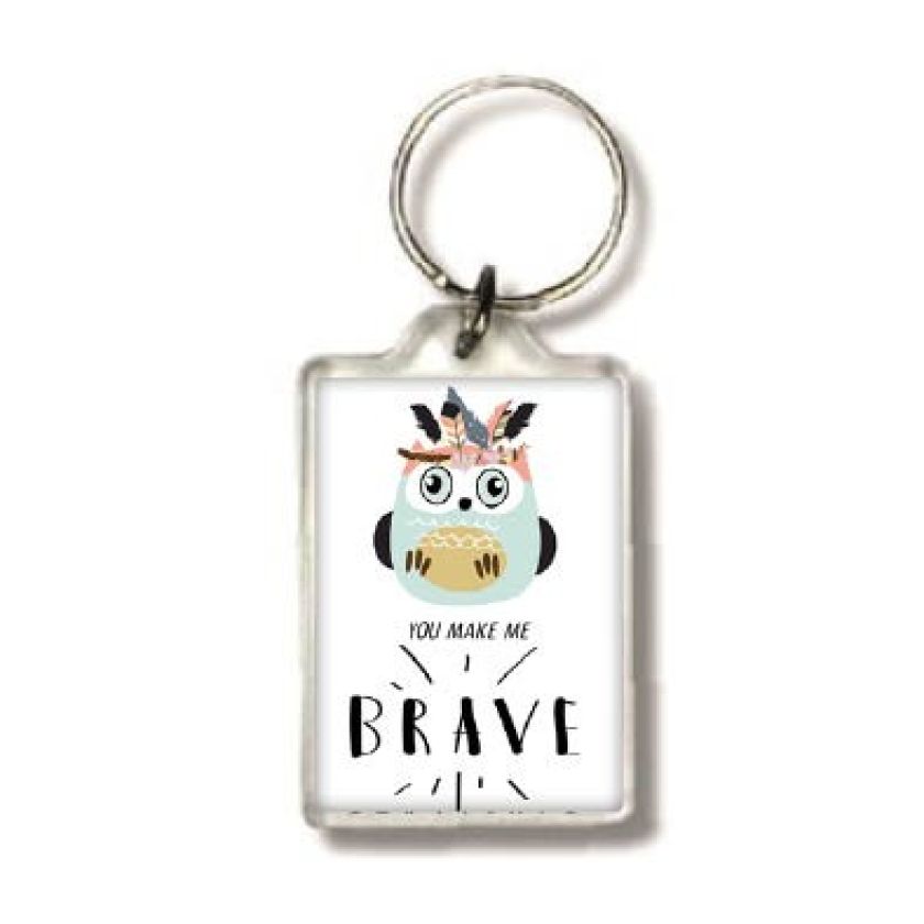Sleutelhanger brave - MA25507 -  Beautiful Day  bij MajesticAlly