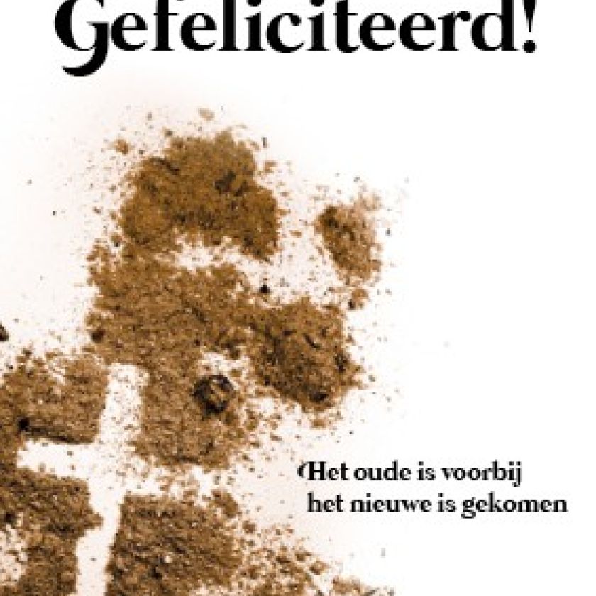 Kaart 'Gefeliciteerd - het oude is voorbij' - 552611 -  Puur 2020 bij MajesticAlly