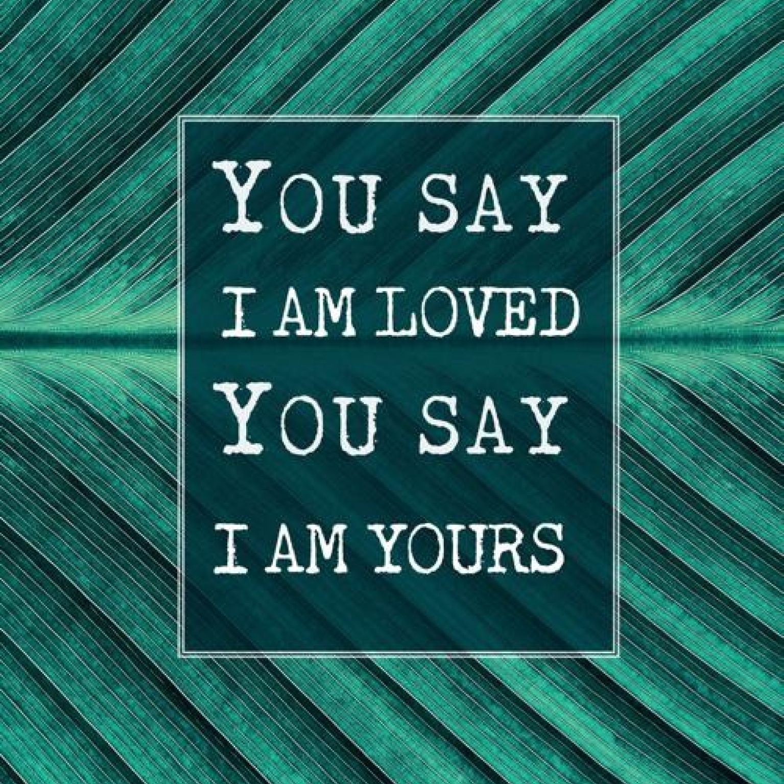 Poster A4 'You say I am yours' - MA33533 -  Posters A4 bij MajesticAlly