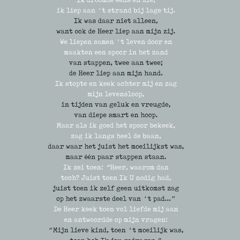 Metal Deco A4 'Voetstappen' - MA11661 -  Metal Deco bij MajesticAlly