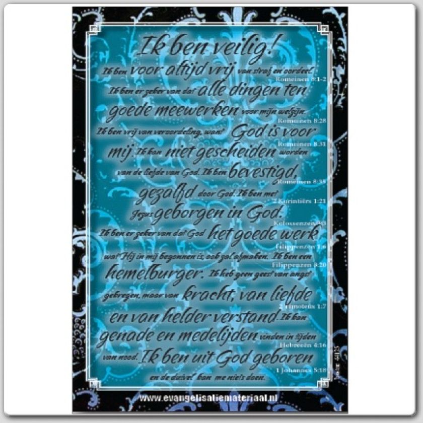 Minikaart 'Ik ben veilig'