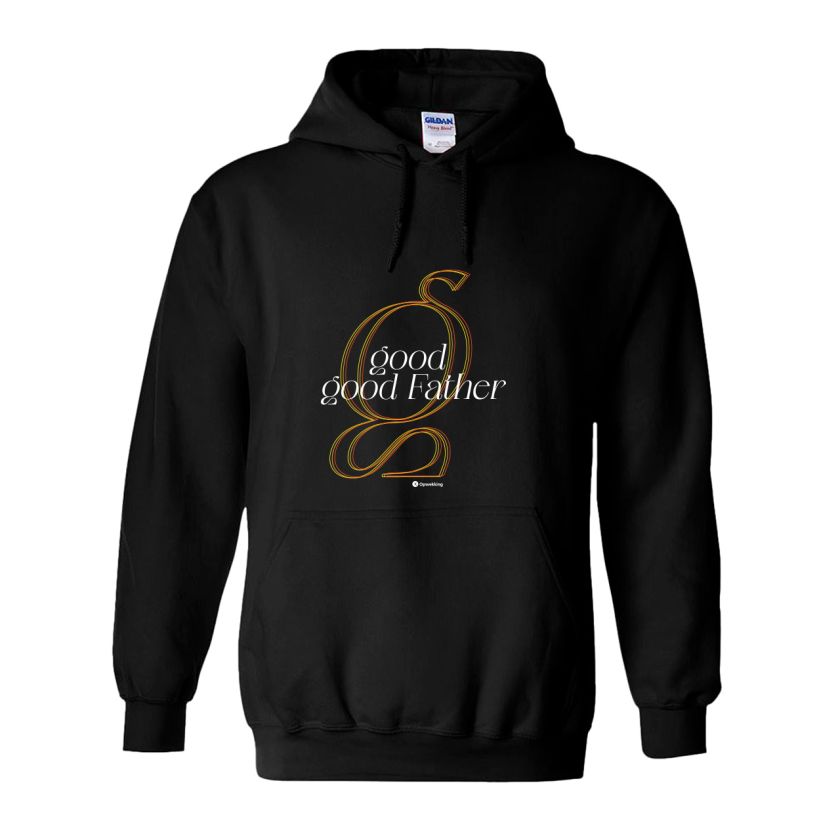 Hoodie Good Father Zwart