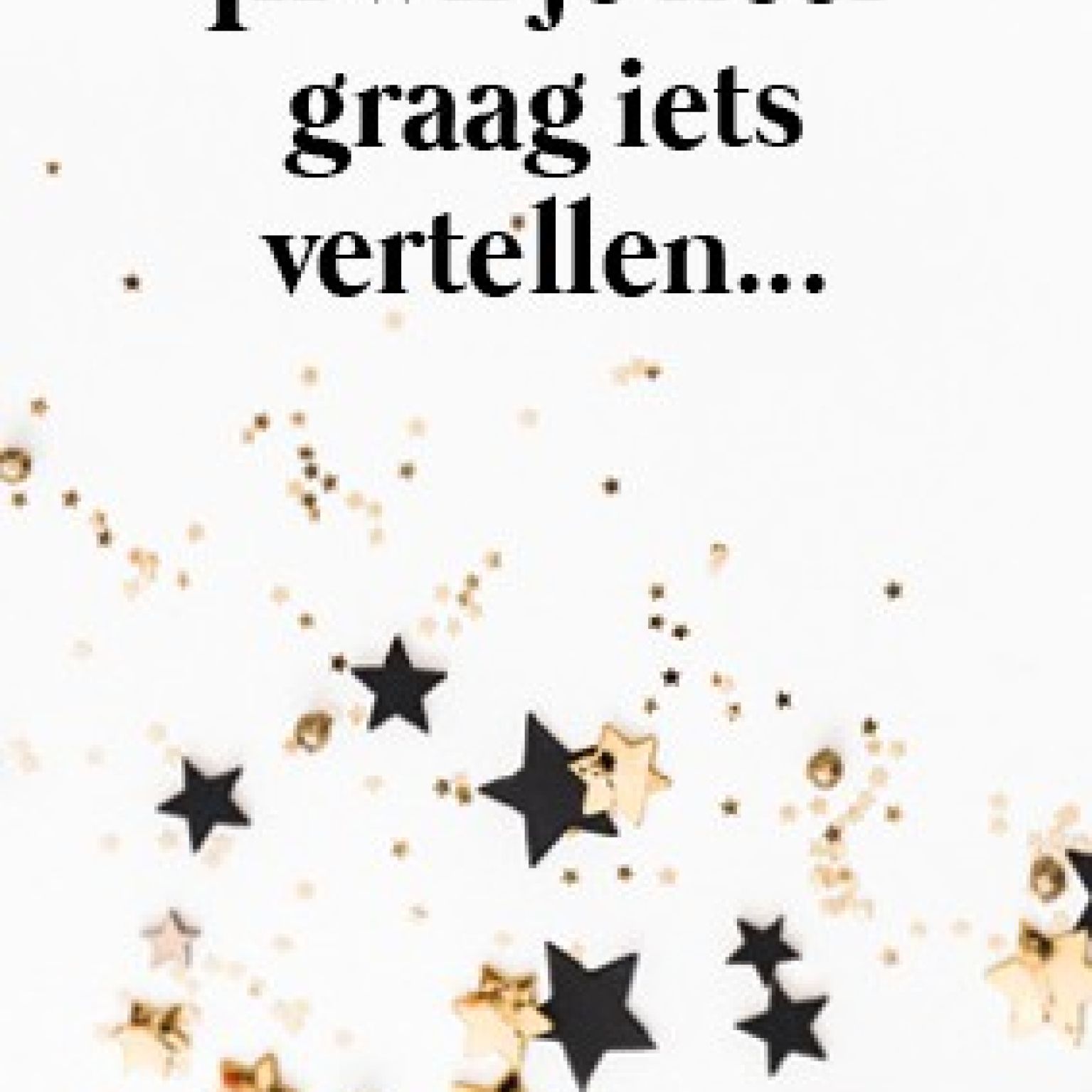 Minikaart 'Iets vertellen' - 552605MK -  Minikaartjes