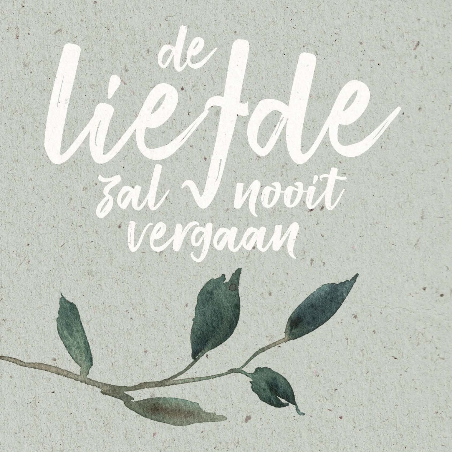 Metal Deco A4 'De liefde zal nooit vergaan'' - 552862M-A4 -  Metal Deco bij MajesticAlly