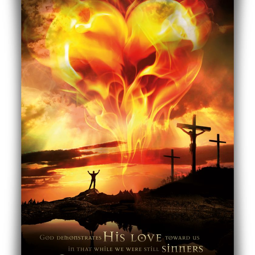 Poster A3 'His love' - MA11367 -  Posters A3 bij MajesticAlly