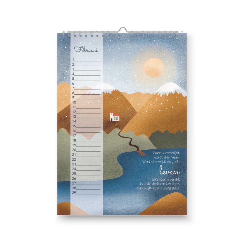 3.Verjaardagskalender A4 Marjoleins Creations Februari 3ff078a5