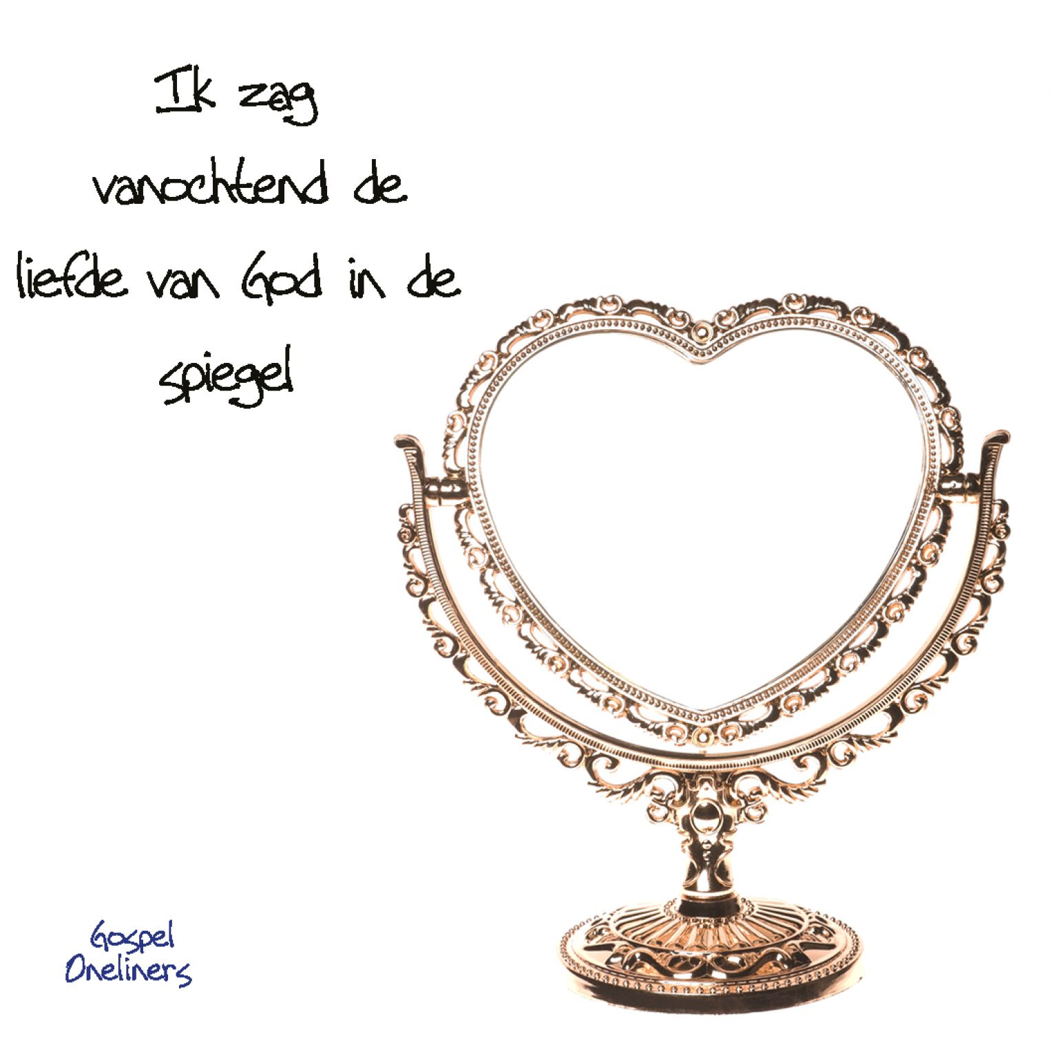 Choice kaartje ik zag vanochtend de lief - MA10110 -  Minikaartjes - vierkant bij MajesticAlly