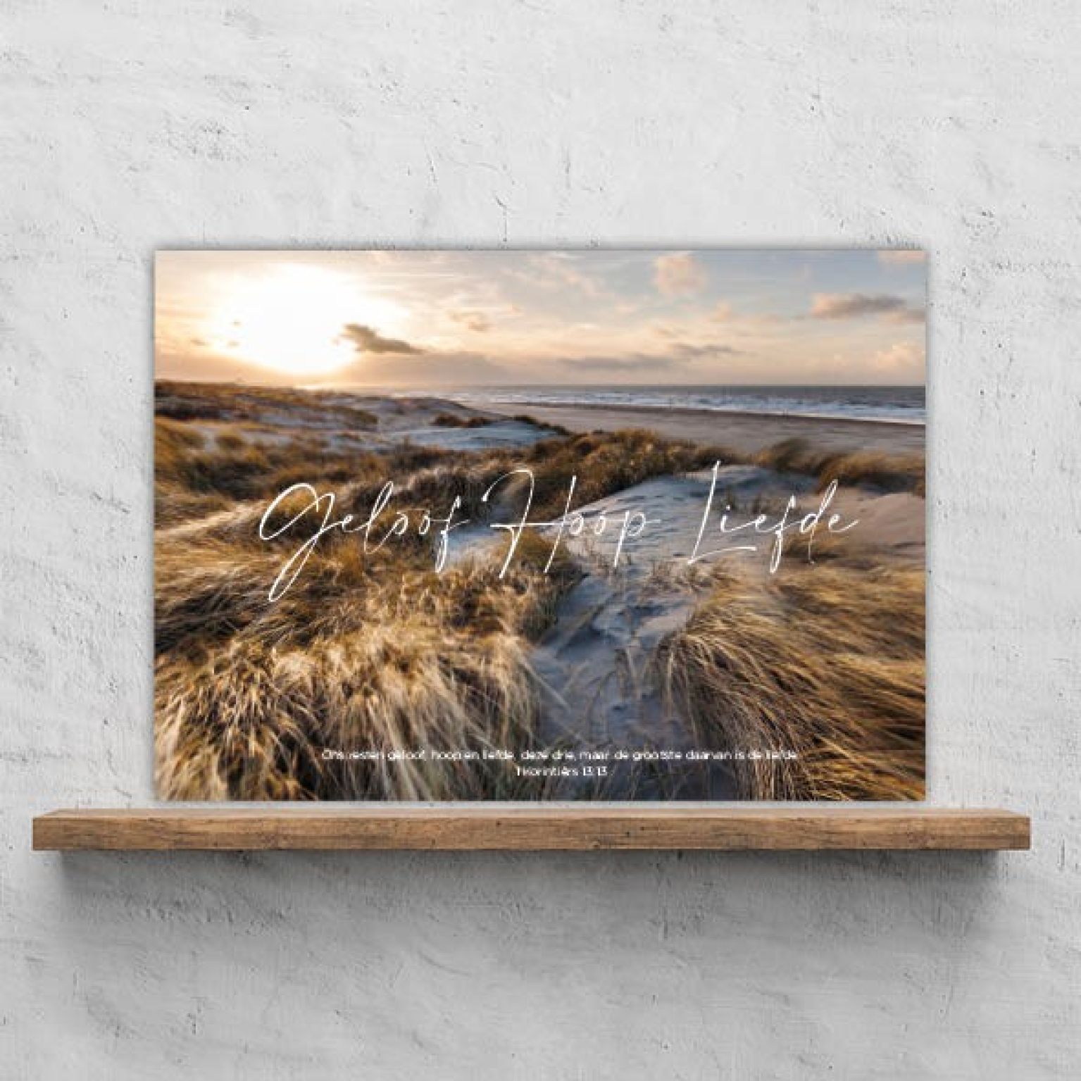 Tweede kans: Plexiglas A3 'Geloof, hoop en liefde' - MA39502-S -  Sale bij MajesticAlly