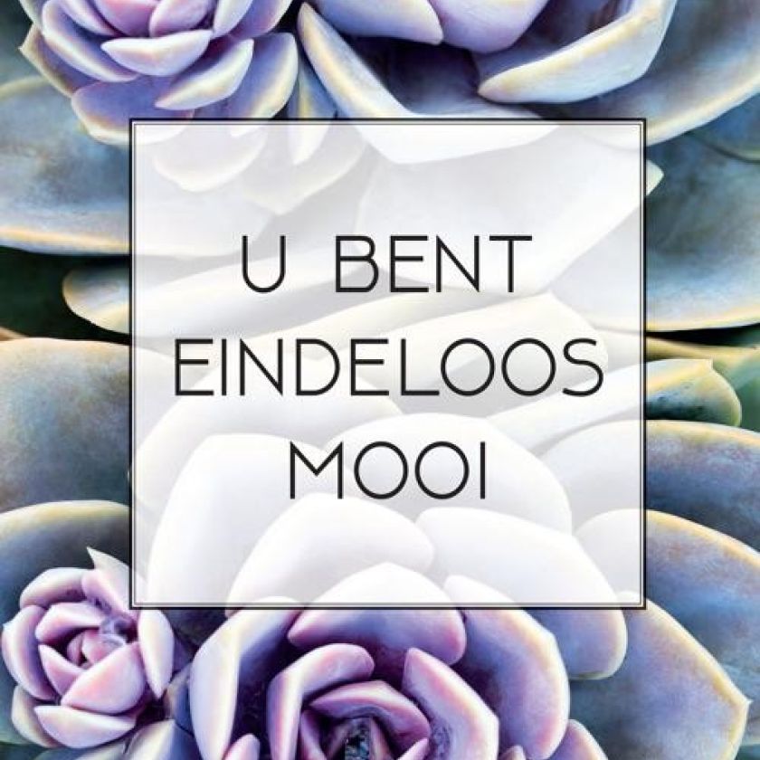 Poster A4 'U bent eindeloos mooi' - MA33537 -  Posters A4 bij MajesticAlly