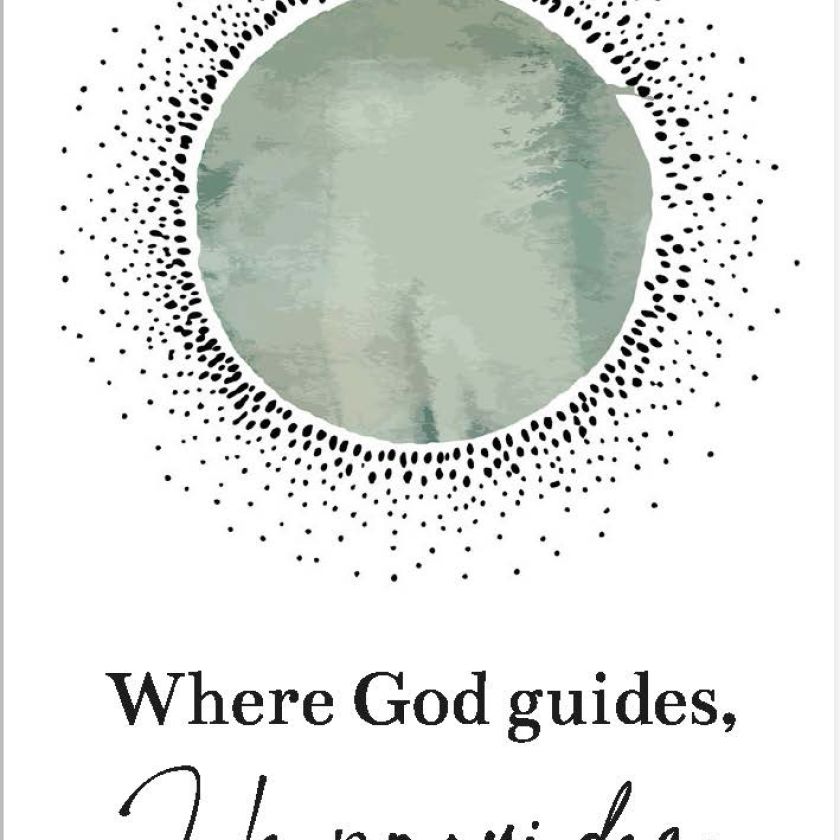 MA55212 Minikaartje 'He provides'