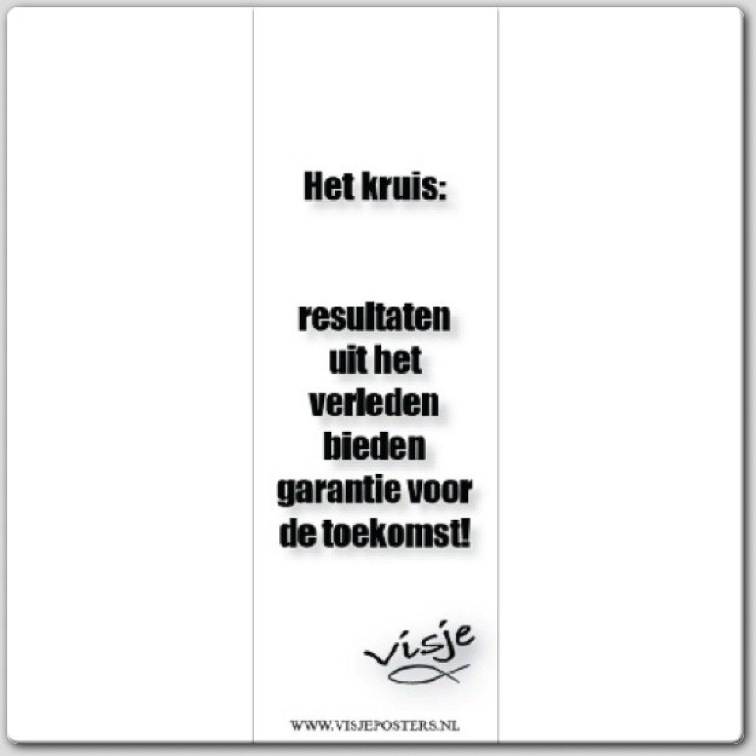 Boekenlegger visje het kruis resultaten - 44882 -  Visje bij MajesticAlly