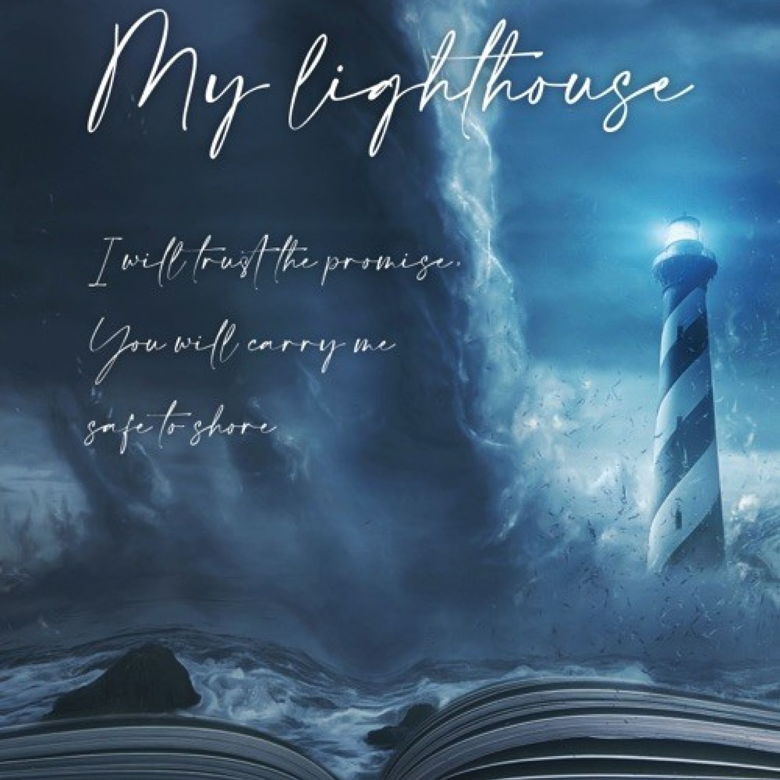 Poster 50x70 My lighthouse - MA48413 -  Posters XL  bij MajesticAlly