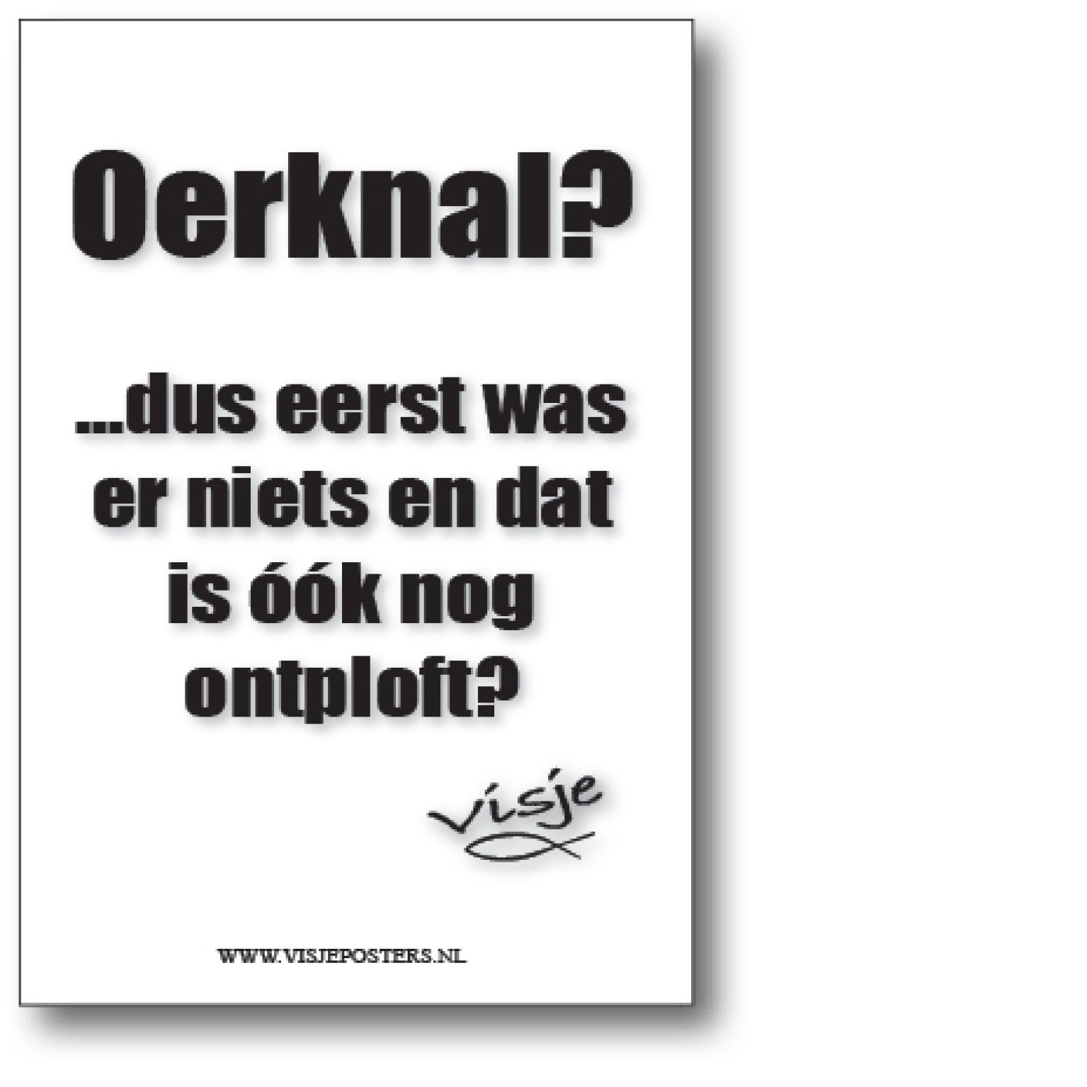 minikaart Visje 'Oerknal'