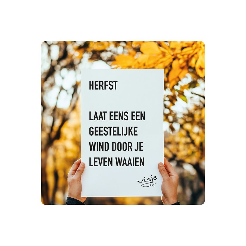 V16023 Visje Cadeaubordjes 15x15 Herfst 4bba354f